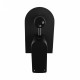 Matt Black Solid Brass Shower Wall Mixer With Diverter